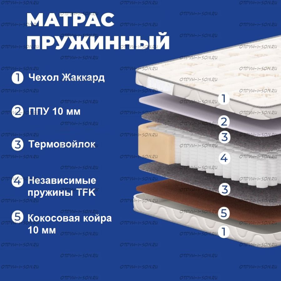 Матрас Hard-Soft 1 TFK ДМ*