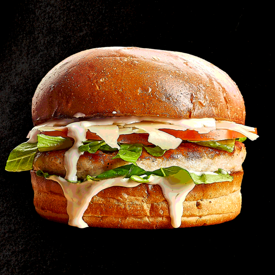 МИНИ-ЧИКЕНБУРГЕР С СОУСОМ ЦЕЗАРЬ