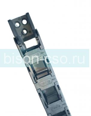 Кабель-канал гибкий 18х18 R38 TMX1800.18.38 полузакрытый (коннекторы в комплекте)