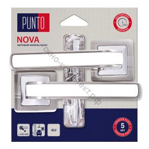 Ручка Punto (Пунто) раздельная LM/A K.QR52.NOVA/HD SN/CP-3 матовый никель/хром ID товара: 45601