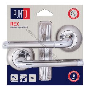 Ручка Punto (Пунто) раздельная LM/A R.TL54.REX/HD SN/CP-3 матовый никель/хром ID товара: 45627