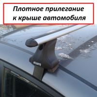 Багажник на крышу Kia Cerato BD 2018-..., Атлант, аэродинамические дуги, опора Е