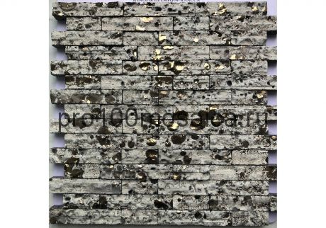 Декор LAVA GRAY матовая . Мозаика серия LAVA, размер, мм: 300*300*12 (ORRO Mosaic)