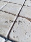 TRAVERTINE CLASSIC Tum. 30х30. Мозаика серия STONE,  размер, мм: 305*305*7 (ORRO Mosaic)