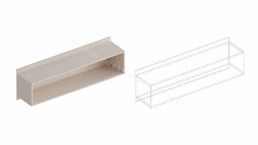 Полка настенная №1 "Тефия" 1300