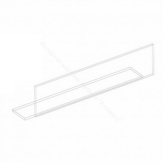 Полка настенная №3 "Тефия" 1200