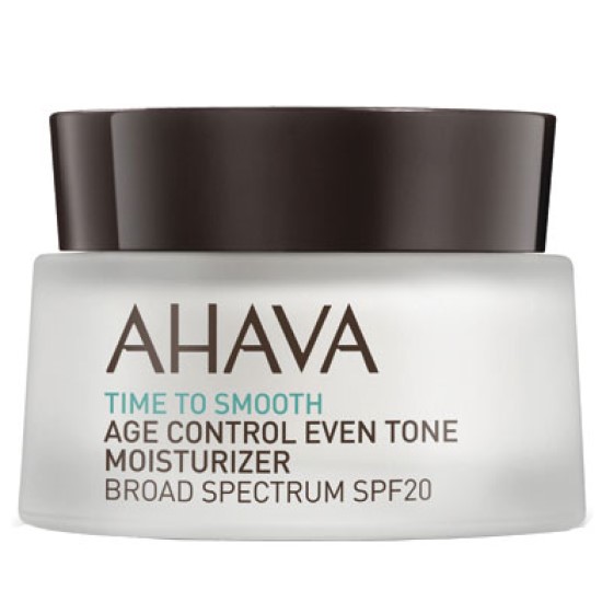 Классический дизайн крема Ahava Time To Smooth SPF 20 (предыдущая версия упаковки)