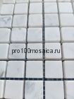 Bianco Carrara pol. 15x15 . Мозаика серия STONE,  размер, мм: 305*305*4 (ORRO Mosaic)