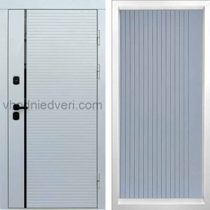 Входная дверь Termo-door WHITE LINE - FLAT Грей софт
