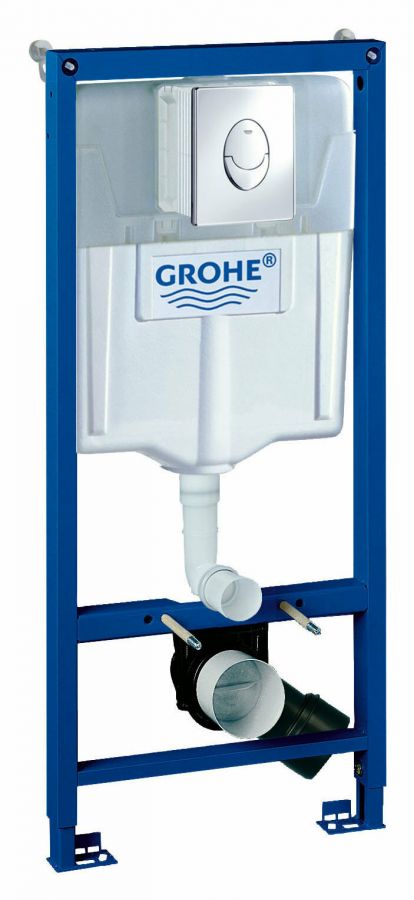 Grohe Rapid SL 38721001 инсталляция для унитаза подвесного с панелью смыва Skate Air