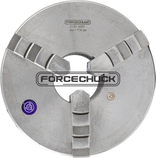 Трехкулачковый токарный патрон 7100-0007 FORCECHUCK с прямыми и обратными кулачками