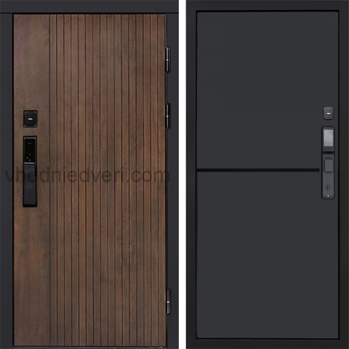 Входная дверь Termo-door ТВИСТ УЛЬТРА с электрозамком - Нео Графит