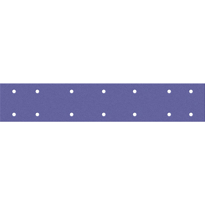 Sandwox PURPLE Полоска абразивная на пленочной основе, циркониевый корунд, 70x420мм., Р60, 14 отверстий, в упаковке 50шт.