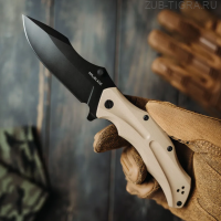 Складной нож HT-1 Blackwash Tan