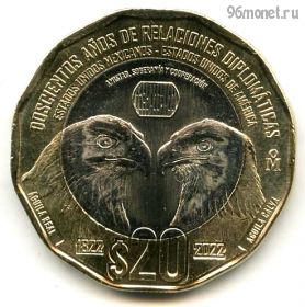 Мексика 20 песо 2022