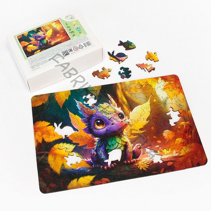 Пазл «Дракончик», 110 деталей