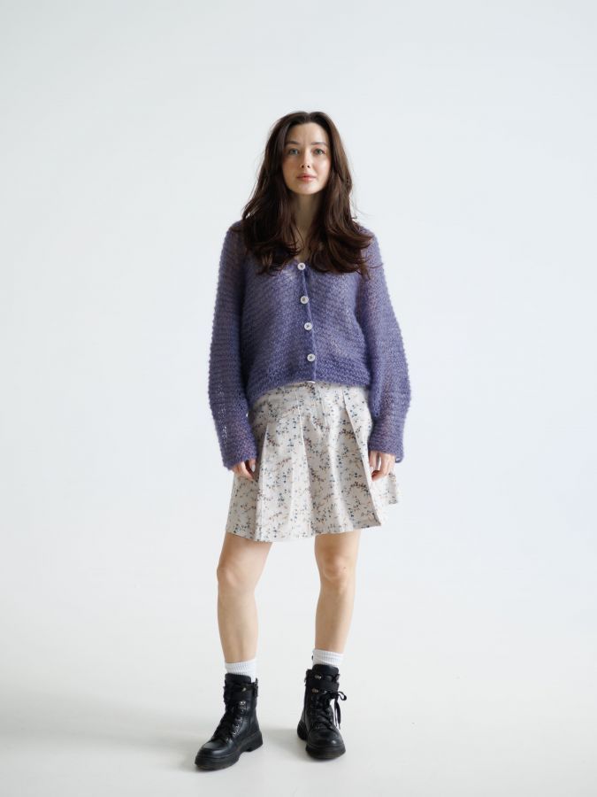 Юбка в складку Сухоцветы