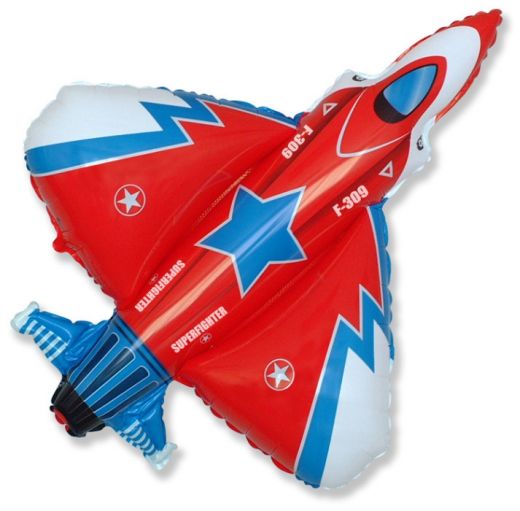 Шар Фигура, Супер истребитель, Красный / Superfighter Red (в упаковке), 39/98 см