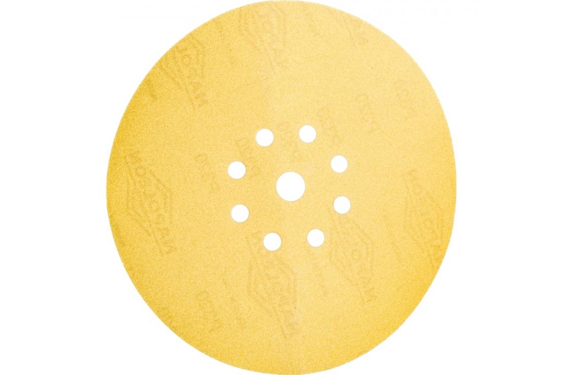 Abraform Шлифовальные круги на липучке Giraffe GOLD, 225мм, 9 отв., Р180, в упаковке 5шт.