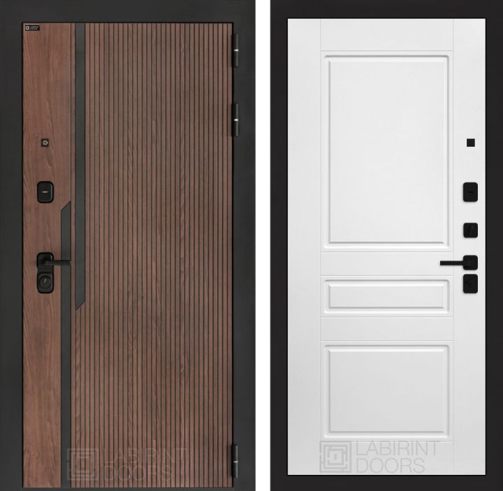 Входная дверь Лабиринт KARMINA 03 Белый софт
