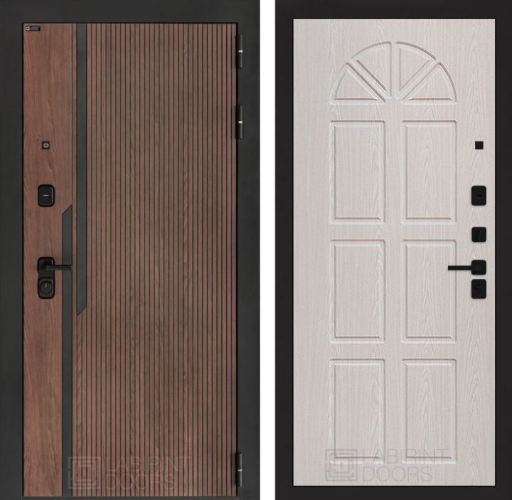 Входная дверь Лабиринт KARMINA 15 Алмон 25 (Винорит)