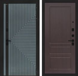 Входная дверь Лабиринт CREDOR 03 Орех премиум