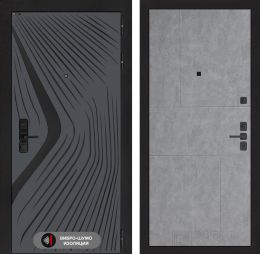 Дверь входная Лабиринт LEOLAB 21 Бетон светлый