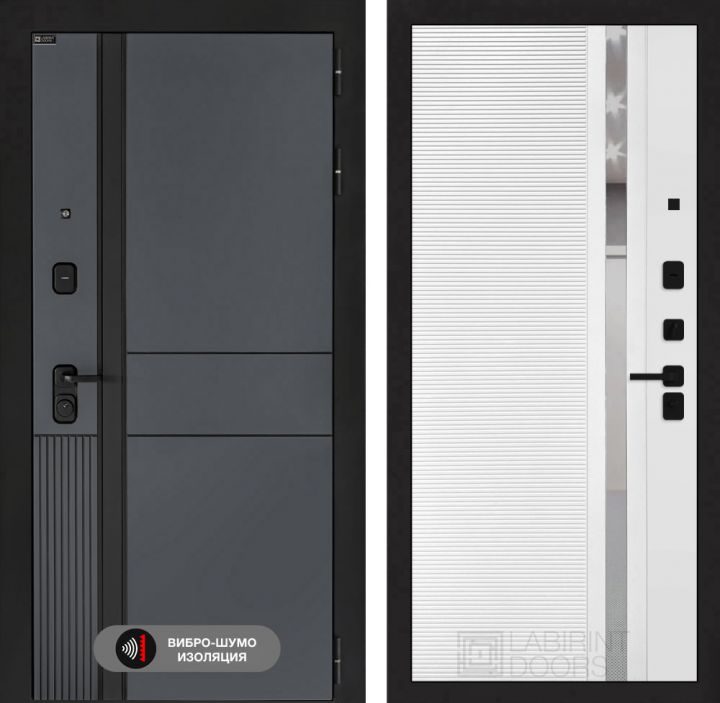 Дверь входная Лабиринт EVOLAB 31 Белый софт