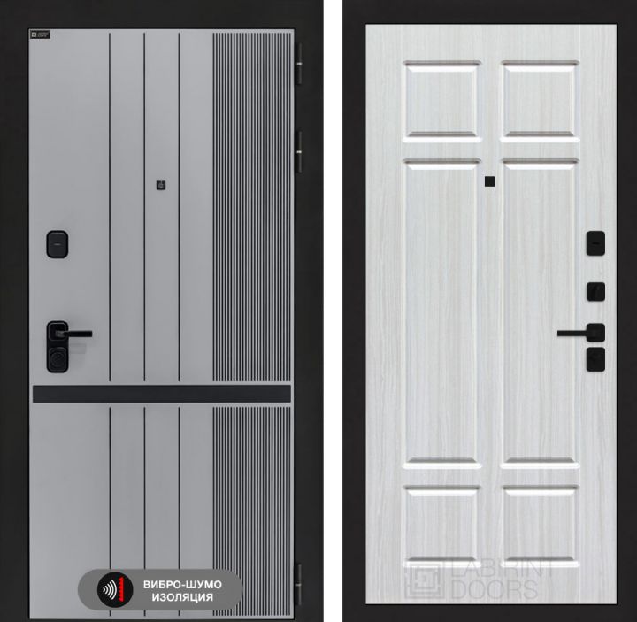 Дверь входная Лабиринт SKYLAB 08 Кристалл Вуд