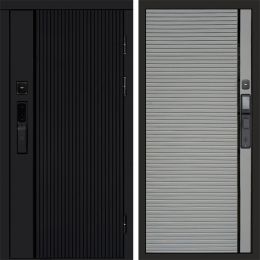 Входная дверь Termo-door УРБАН BLACK с электронным замком PORTE Грей Софт