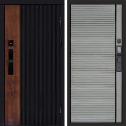 Входная дверь Termo-door ПРЕСТИЖ с электронным замком PORTE Грей Софт