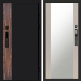 Входная дверь Termo-door ТОР с электронным замком Зеркало Слоновая Кость