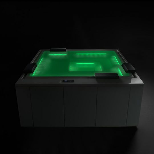 Спа бассейн Gruppo Treesse Phantom Ghost Plus 235х235 V322 схема 3