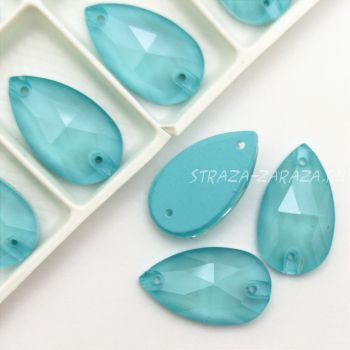 DeLuxe Пришивные Стразы Fluo_Aquamarine Капля 10,5*18 мм