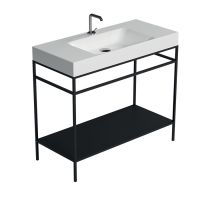 Консоль с раковиной Kerasan Cento 924031 50Х40 с полкой схема 5