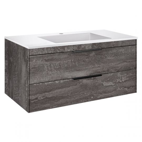 Тумба под раковину Vincea Chiara 2D 2C2100 VMC-2C2100TO 100Х47 с ящиками схема 32