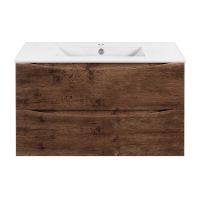 Тумба под раковину Vincea Mia Slim MC900S1 VMC-2MC900S1GW 90Х39 с ящиками схема 5