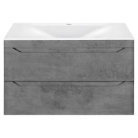 Тумба под раковину Vincea Fine F800 VMC-2F800GW 80Х46 с ящиком схема 7