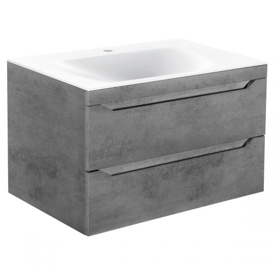 Тумба под раковину Vincea Fine F800 VMC-2F800GW 80Х46 с ящиком схема 8