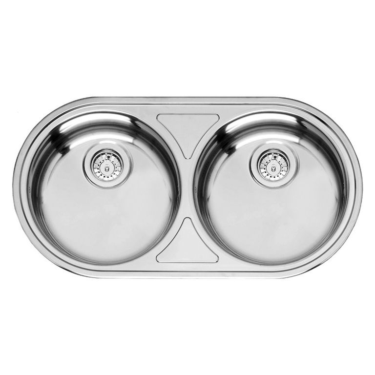 Мойка двойная из нержавеющей стали Reginox COMFORT Andalucia R 86х45 см