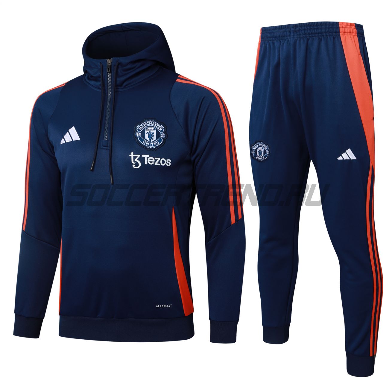 Тренировочный костюм с капюшоном Manchester United 24/25