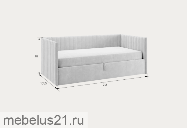 Кровать с подъемным механизмом Твикс (Софа) 90х200 см