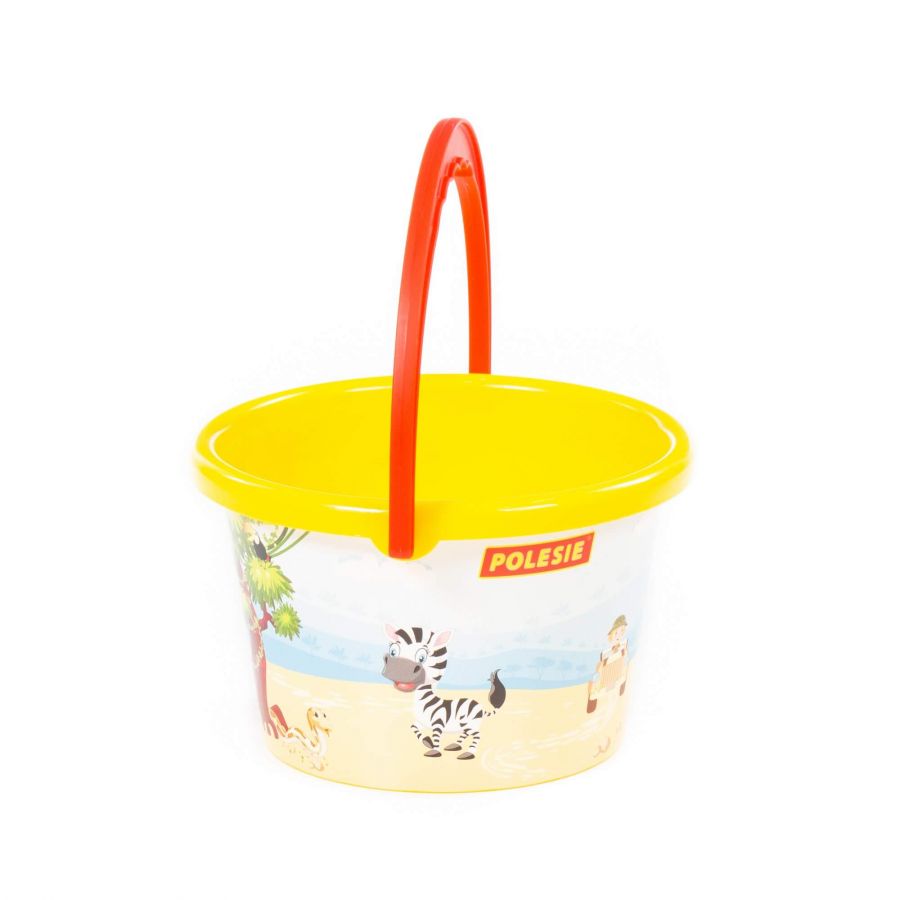 Ведро среднее с наклейкой