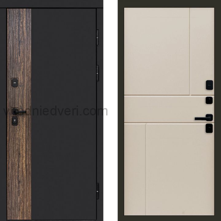 Входная дверь Termo-door ТОР - Горизонт Слоновая кость