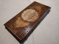 Нарды резные "Украшение" большие 60