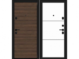 Входная Дверь el’PORTA (Portika) Porta M-3P П50/50 (AB-4) Tobacco Greatwood/Silky Way 2 Замка с Ночной Задвижкой 980х2050мм Правое Открывание / Портика 3329-1365.