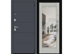 Входная Дверь el’PORTA (Portika) Porta R-3 Graphite Pro 980х2050мм Левое Открывание / Эльпорта Портик 0319-0767.