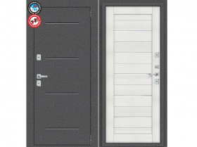 Входная Дверь el’PORTA (Portika) Porta T2 Антик Серебро 880х2050мм Правое Открывание / Эльпорта Портик 1228-0162.
