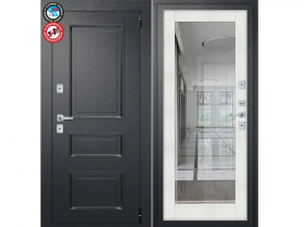 Входная Дверь el’PORTA (Portika) Porta T4 Черный 880х2050мм Правое Открывание / Эльпорта Портик 1428-0358.