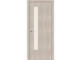 Межкомнатная Дверь Каркасно-Щитовая el’PORTA (Portika) Браво-9 Cappuccino Melinga Остекленная Magic Fog 700х2000мм (Полотно 1шт.) / Портика 153-1556.